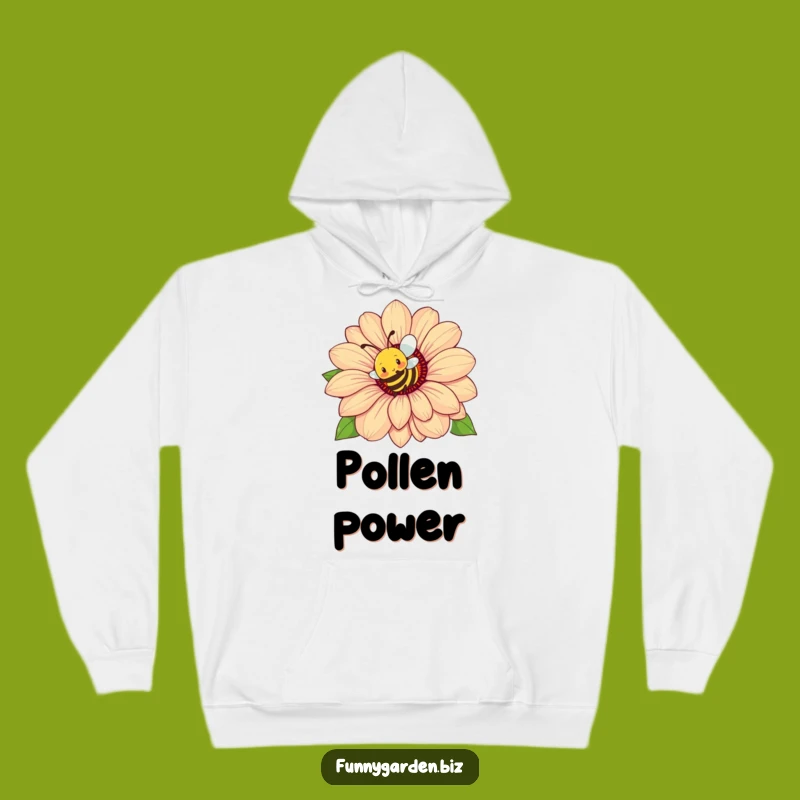 Funny Bee Flower Hoodie: Cozy Buzzing Warmth, Perfect Funny Gift