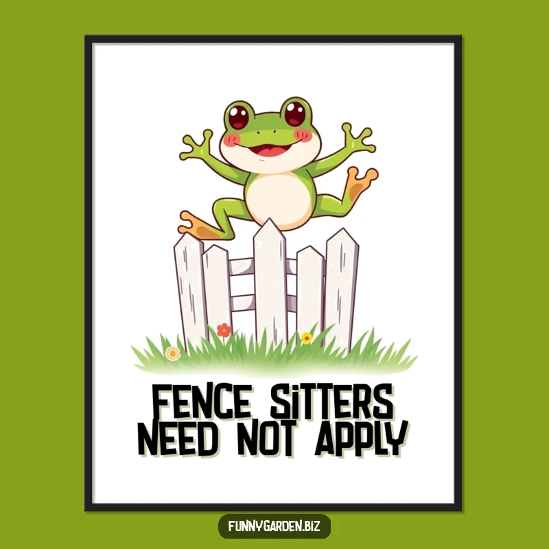 Free Printable Wall Art: Frog Leap, Whimsical Downloadable Decor!