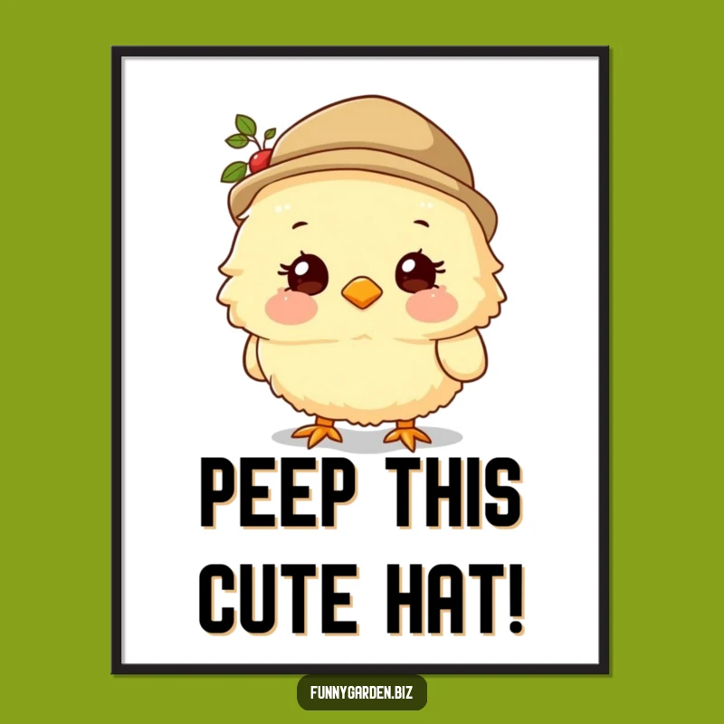 Free Printable Wall Art: Funny Chick Gardener - DIY Downloadable Decor