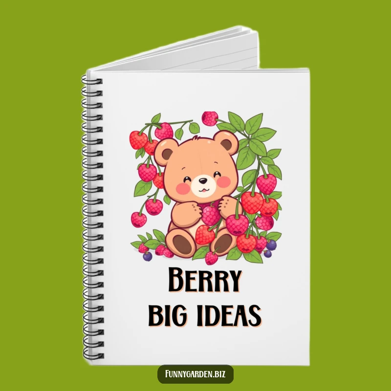Funny Kawaii Bear Berry Notebook: Hilarious Journal for Creative Ideas